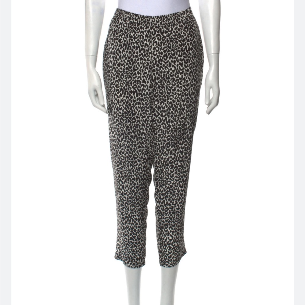 Theory black and white dress silk pants. Lightly used. - Picture 1 of 4